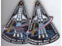 # fp087 STS-111 patches and badge flown on ISS