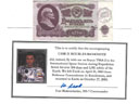 # ma404 25 Roubles USSR banknote flown on Soyuz TMA-2