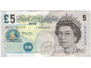 # ma410 English 5 Pounds bill flown on ISS
