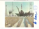 # ma643 A Sunny Day at Baikonur artwork card flown on - Click Image to Close