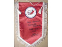 # pnt133 Cosmonaut Training Center pennant signed/notared by Balandin