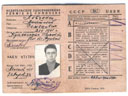 # aldd097 Driver License of cosmonaut Anatoliy Levchenko