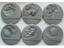 # md133 Technologies in outer space set of 5 medals
