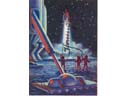 # sprnt707 Exploration Of The Moon Begins A.Leonov artwork signed card